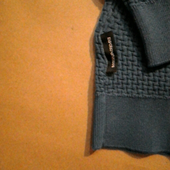 EMPORIO ARMANI Slim Fit Textured Crew Sweater XL 09/24 - Picture 10 of 10
